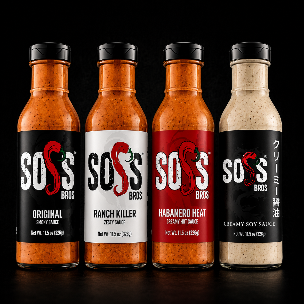 The SOSS 4x4 Flavor Collection