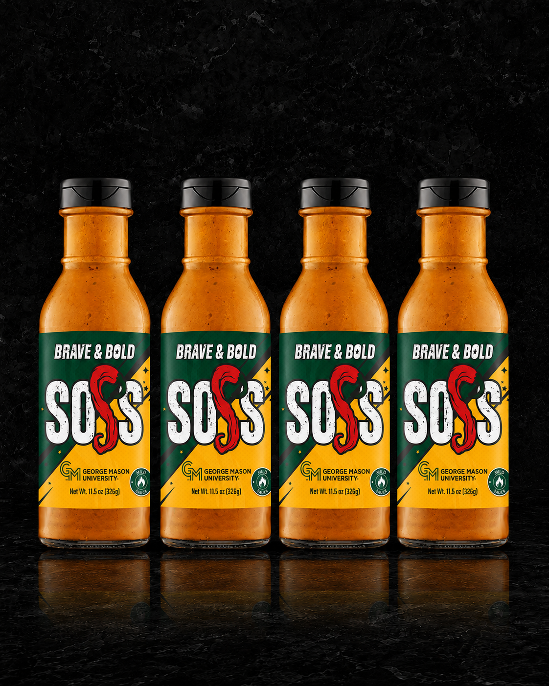 GMU Tailgate Pack - 4 Bottles