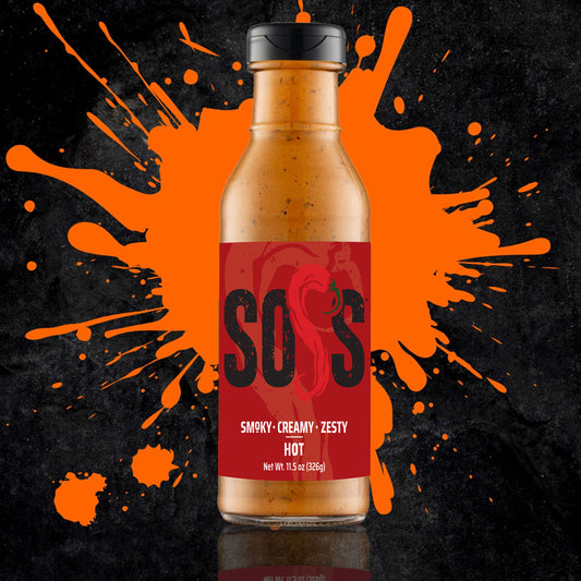 SOSS RED (Hot) The First-Ever Creamy Hot Sauce. Tactical Heat. Zero Sacrifice