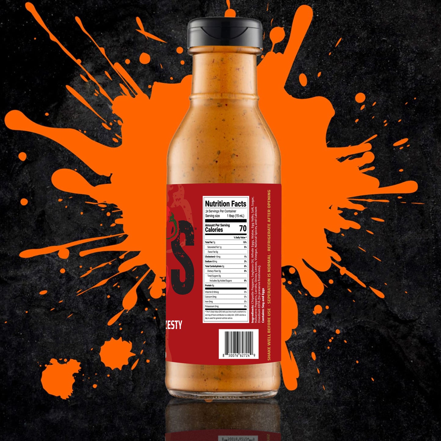 SOSS RED (Hot) The First-Ever Creamy Hot Sauce. Tactical Heat. Zero Sacrifice
