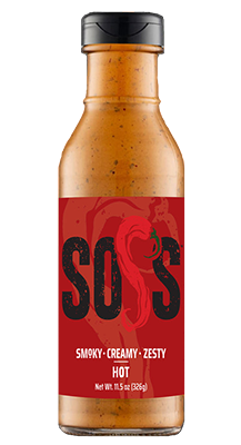 SOSS RED (Hot) The First-Ever Creamy Hot Sauce. Tactical Heat. Precision Flavor