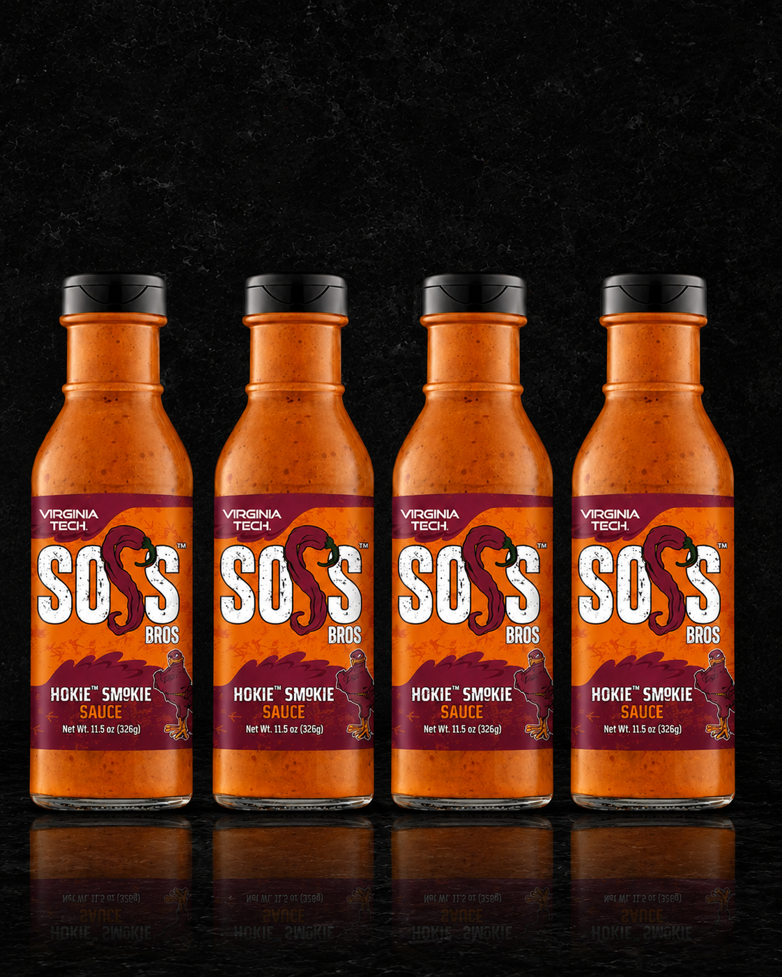 Virginia Tech Tailgate Pack - 4 Bottles