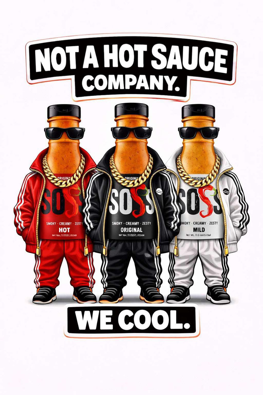 Not A Hot Sauce Company Sticker